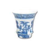 Sake Cup Fuku kachou (Vertical) SAKE GLASS