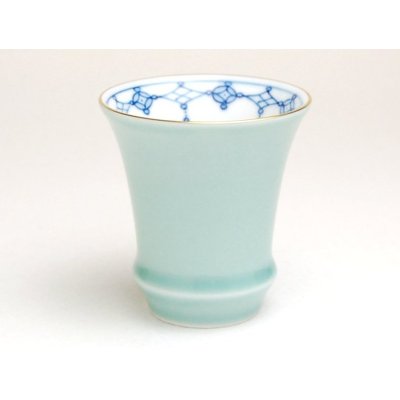 Photo2: Sake Cup Seiji Yohraku (Vertical) SAKE GLASS