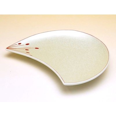 Photo4: Small Plate (five pieces of sets) Ume hanabira plum (White)