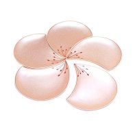 Small Plate (five pieces of sets) Ume hanabira plum (Pink)