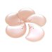[Made in Japan] Ume hanabira plum (Pink) Small plates (five pieces of sets)