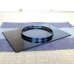 Photo3: Extra Large Rectangle Plate (30cm) Nishiki araiso (Black)