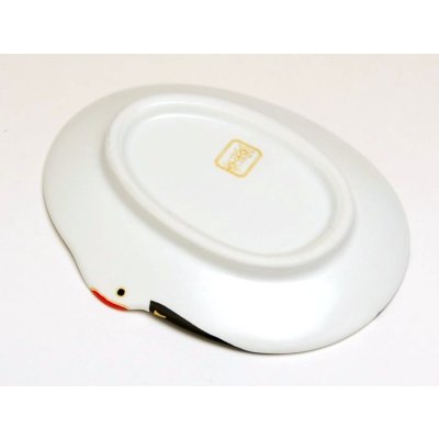 Photo3: Small Plate (9cm) Kinsai Tsuru Crane