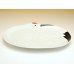Photo2: Large Plate (24cm) Kinsai tsuru Crane (2)