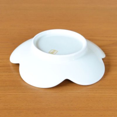 Photo5: Small Plate Koubai White (12cm/4.7in)