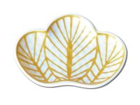 Small Plate Sachi matsuba White (13.4cm/5.2in)