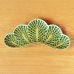 Photo2: Large Plate Sachi matsuba Pine needles Green (25cm/9.8in) (2)