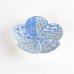 Photo2: Plum Blossom-Shaped Small Plate Nishiki Shonzui Blue (9 cm/3.5 in) (2)