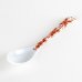 Photo4: Porcelain Dessert Spoon Karakusa Red (4)