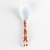 Photo5: Porcelain Dessert Spoon Karakusa Red (5)
