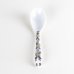 Photo4: Porcelain Dessert Spoon Nishiki-Hanakarakusa Purple (4)