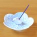 Photo1: Rabbit Incense Holder with Tray Nishiki-Shonzui Blue (1)