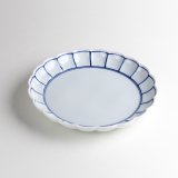 Medium Plate Sometsuke fuchidorisen (15cm/5.9in)