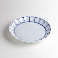 Medium Plate Sometsuke fuchidorisen (15cm/5.9in)