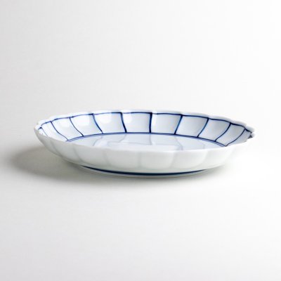 Photo3: Medium Plate Sometsuke fuchidorisen (15cm/5.9in)