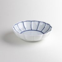 Medium Bowl Sometsuke fuchidori sen (12.8cm/5in)