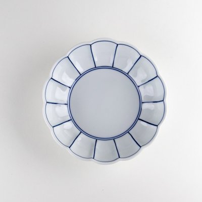 Photo3: Medium Bowl Sometsuke fuchidori sen (12.8cm/5in)