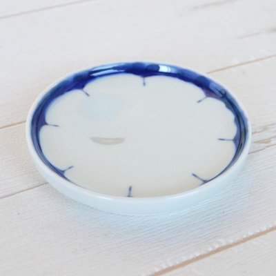 Photo5: Mug with lid Mikan wari Blue