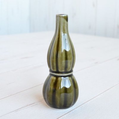 Photo2: Single-Flower Vase Olive