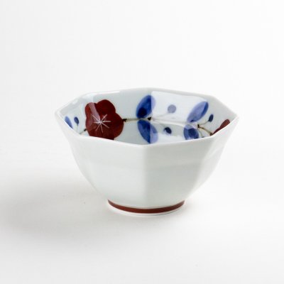 Photo1: Small Bowl Akabana tsunagi (9.7cm/3.8in)