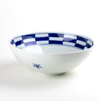 Medium Bowl Ichimatsu (17cm/6.7in)