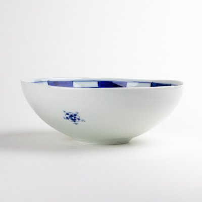 Photo2: Medium Bowl Ichimatsu (17cm/6.7in)