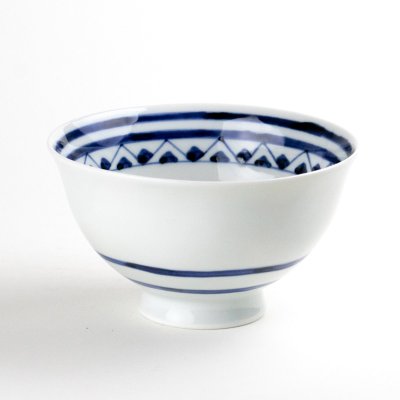 Photo1: Rice Bowl Kensaki mon Blue
