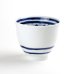 Photo1: Yunomi Tea Cup for Green Tea Kensaki mon Blue (1)
