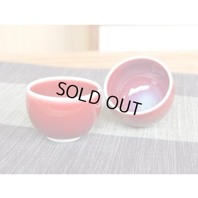 Photo4: Sake set 1 pc Tokkuri bottle and 2 pcs Cups Shinsha