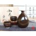 [Made in Japan] Yuteki tenmoku Sake bottle & cups set