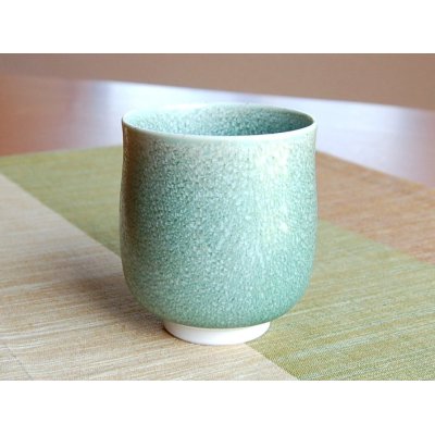 Photo2: Yunomi Tea Cup for Green Tea Uguisu yu (Large)