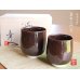 [Made in Japan] Yuteki Tenmoku (pair) Japanese green tea cup (wooden box)