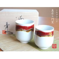 Yunomi Tea Cup for Green Tea Silk road (pair)