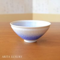 Tea Bowl Aizome suiteki in wooden box