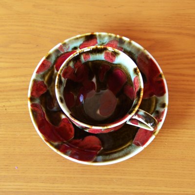 Photo4: Coffee Cup and Saucer Yume | Kusuo Baba's work in Shinemon Kiln