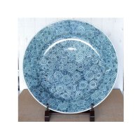 Decorative Plate Extra large Tako karakusa (61cm/24in)