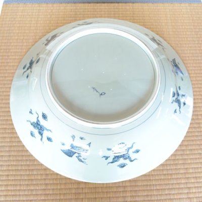 Photo3: Decorative Plate Extra large Tako karakusa (61cm/24in)