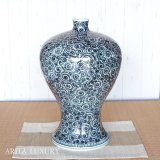 Vase Large Tako karakusa | The first-generation head of the Shinemon Kiln