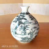 Vase Sometsuke Karako Children | The first-generation head of the Shinemon Kiln