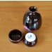 Photo3: Sake set 1 pc Tokkuri bottle and 2 pcs Cups Sankei | Kusuo Baba's work in Shinemon Kiln