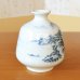 Photo3: Vase Sometsuke Sansui Landscape | The first-generation head of the Shinemon Kiln