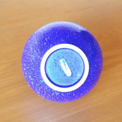 Photo4: Vase Ruri Blue | Shinemon Kiln work