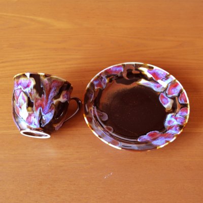 Photo5: Coffee Cup and Saucer Yoh | Kusuo Baba's work in Shinemon Kiln