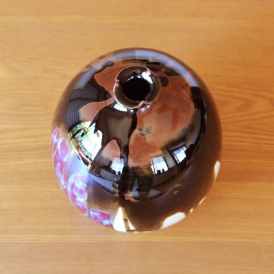 Photo5: Yo Vase by Kusuo Baba, Second-Generation Shinemon, Shinemon Kiln