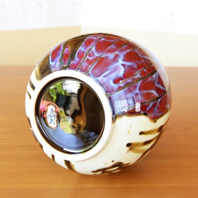 Photo6: Yo Vase by Kusuo Baba, Second-Generation Shinemon, Shinemon Kiln