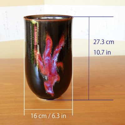 Photo5: Yume no Gensoka Vase by Kusuo Baba, Second-Generation Shinemon, Shinemon Kiln