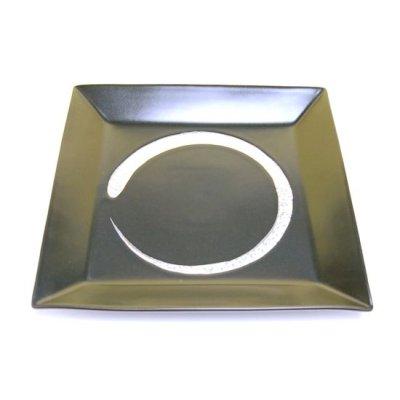 Photo2: Extra Large Plate Black Platinum Hake (29.2cm/11.5in)