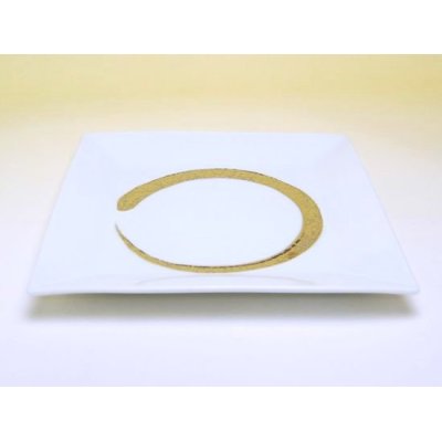 Photo2: Extra Large Plate (22.5cm) Shiro platinum hake