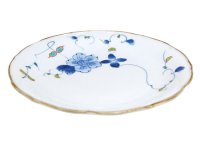 Large Plate (21cm) Somenishiki hana botan