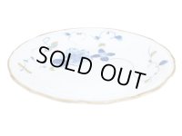 Large Plate (21cm) Somenishiki hana botan